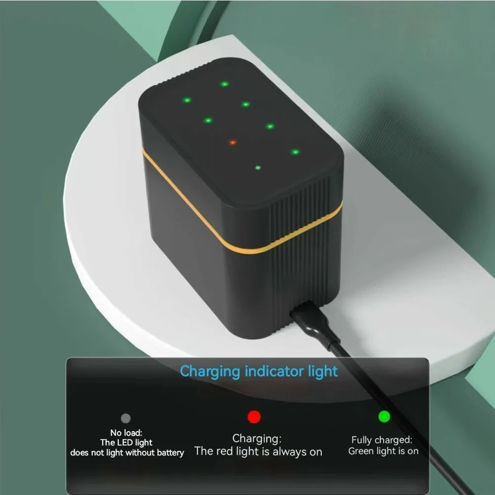 1.5V AA/AAA Lithium Battery LED Light Display Charger Intelligent Storage Charging Integrated Lithium Battery Charger