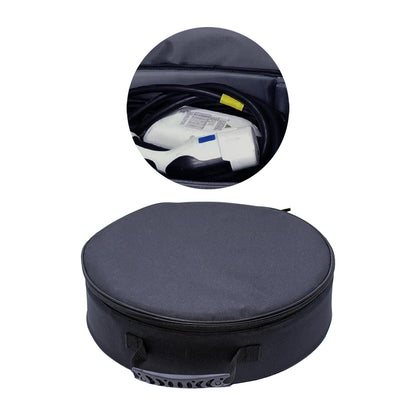 5-7m Portable EV Charging Gun Storage Bag Waterproof Protective Pouch Outdoor Travel Organizer for Electric Vehicle Charger Cabl