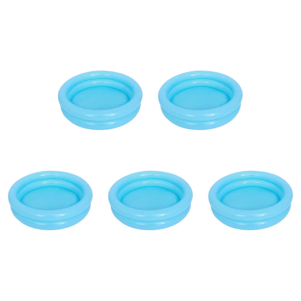 Round Inflatable Baby Toddlers Summer Swimming Pool Portable Inflatable Children Little Pump Pool Indoor Outdoor for 0-3Y Kids