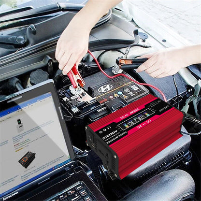 600W Car Power Inverter 12 v 110 v 220 v DC to AC Auto Solar Inversor Voltage Converter 12v to 110v 220V Transformer Rated 300W