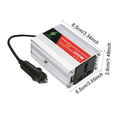 300W Car Inverters 12v 220v Pure Sinus 12V To AC220V Universal Socket Solar Inverter LED Light Display Car Inverters 50Hz