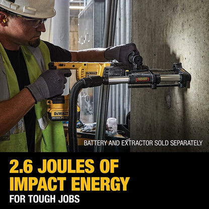DEWALT Tools DCH133 Rotary Hammer 20V MAX Variable Speed Brushless Drill D-Handle Multifunctional Industrial Rechargeable Drill