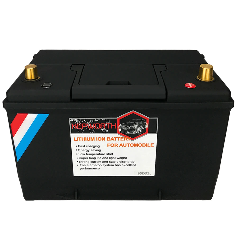 12V LiFePO4 Lithium Car Battery 70Ah 80Ah 100Ah 120Ah Jump Starter Battery Built in 200A BMS for Car, Automotive , SUV, Vehicle