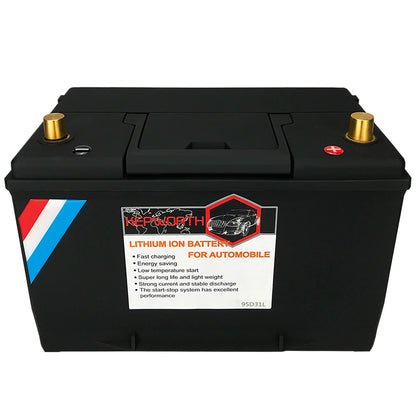 12V LiFePO4 Lithium Car Battery 70Ah 80Ah 100Ah 120Ah Jump Starter Battery Built in 200A BMS for Car, Automotive , SUV, Vehicle