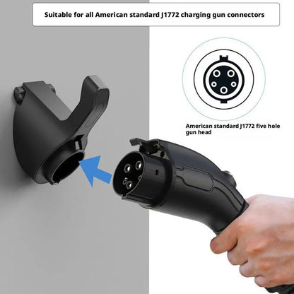 EV Charging Cable Holder Wall-mount Holster Charging Cable Organizer Car Charger Holder Type 1/Type 2 Cable Socket Holder