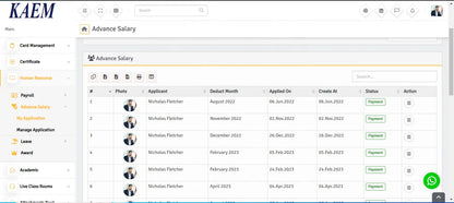 High End School Management Software System with customizations and third Party Software and hardware integrations