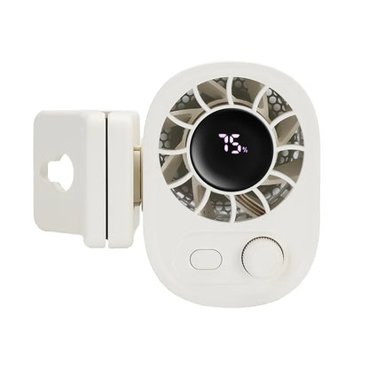 Portable Car Clip Fan 360° Rotatable 100 Speed Wind 12V USB Rechargeable Electric Fan Low Noise Mini Fan Clamp Anywhere