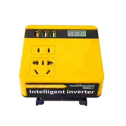 120W Lithium Battery Inverter For Dewalt 18v 21v To 110v 220v Multi-Function Household Smart Transformer Outdoor Work Inverter