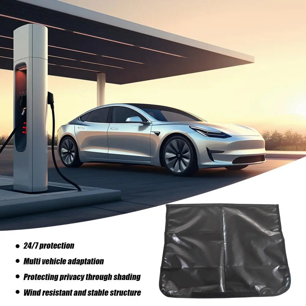 Ev Charger Port Cover Waterproof Outdoor Electric Car Charger Plug Cover Waterproof Plug Station for Vehicle Charging in Winter