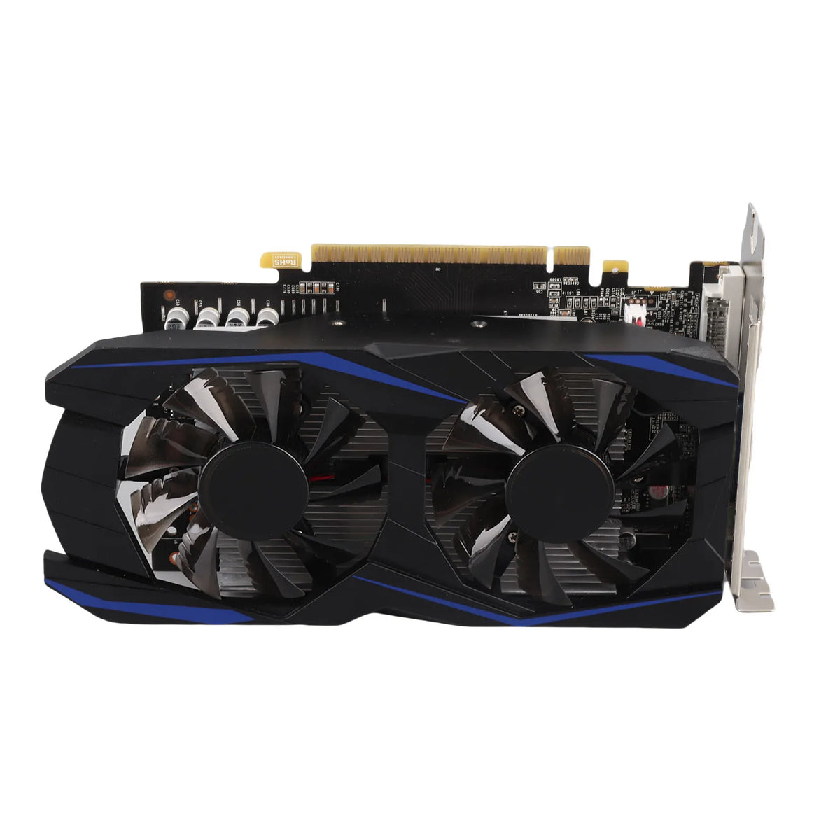 Computer Graphics Card 4GB Graphics Card Lower Working Temperature High Efficiency Low Noise ABS for Dual Fan Desktop Computer