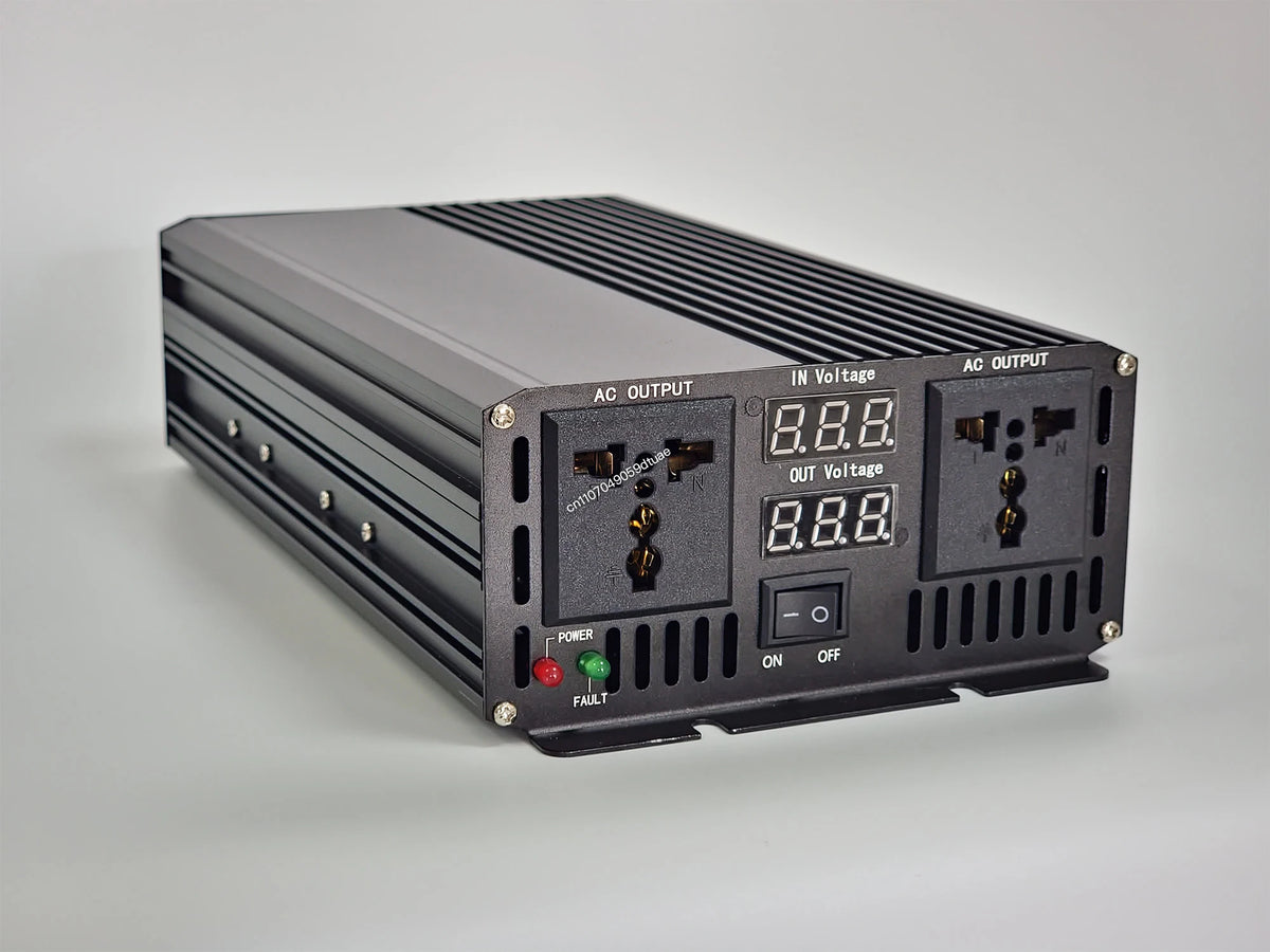 Voltage Converter 12000W 10000W Pure Sine Wave Power Inverter LED Display Power Inverter Transformer 12V 24V 48V 60V TO 220V