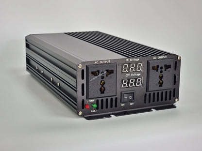 Voltage Converter 12000W 10000W Pure Sine Wave Power Inverter LED Display Power Inverter Transformer 12V 24V 48V 60V TO 220V