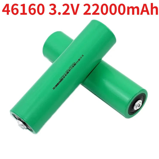 New 46160 Dynamic Cylindrical Type Lithium Iron Phosphate Battery 3.2V 22000mAh for Solar Powered Electric Vehicle Batteries