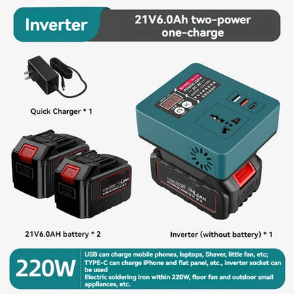 Small Power Conversion Inverter Lithium Battery Inverter Outdoor Working Inverter With Overheat Protection