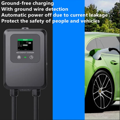 EV Wallbox 5M/10M 7KW 32A Charging Station Car Home EV Wallbox Electric Car EV Wallbox With 5M Cable Color Screen