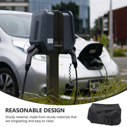 Electric Vehicle Charger Cover Waterproof Rainproof Sunproof Dustproof Wall Mounted Outdoor Charging Station Protection for Ev