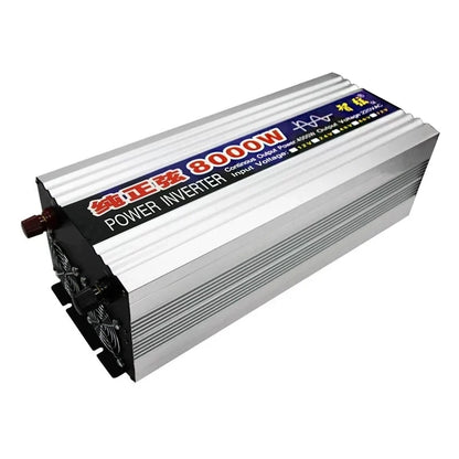 5000W 6000W 8000W Pure Sine Wave Inverter DC 12V 24V To AC 220V 50Hz 60Hz Voltage Converter Big Power Dual Output Solar Inverter