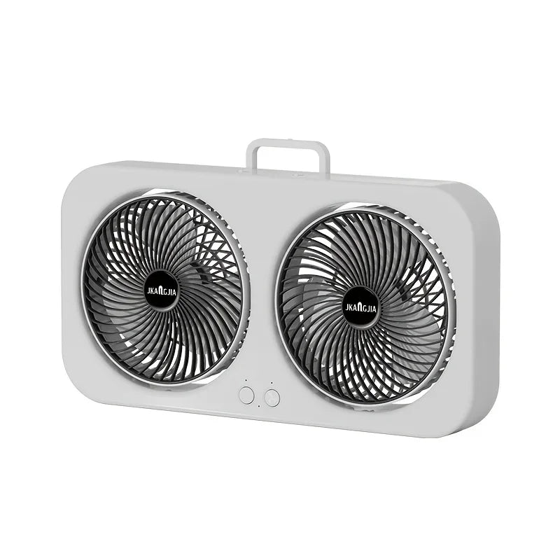 360° Rotatable Rechargeable Fan | USB Powered Standing & Desk Fan, Long Lasting Battery for Outdoor & Indoor Use