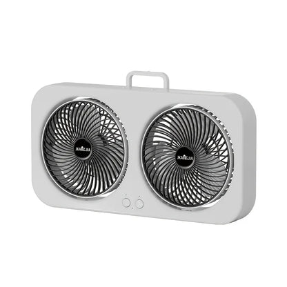 360° Rotatable Rechargeable Fan | USB Powered Standing & Desk Fan, Long Lasting Battery for Outdoor & Indoor Use