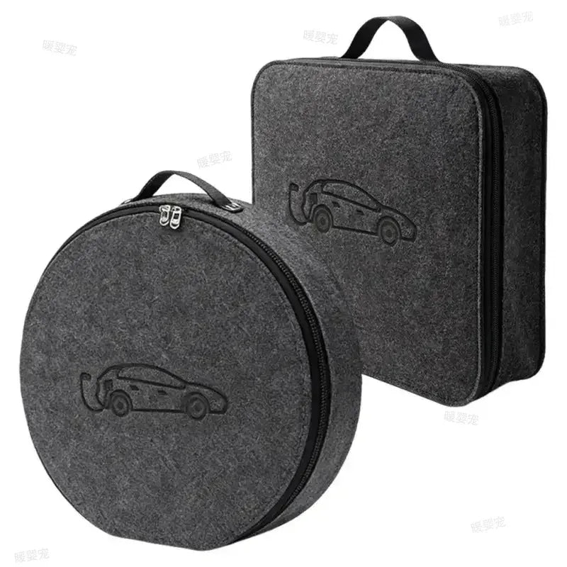 Electric Vehicle Charging Gun Organizer Bag Portable Storage Pouch For New Energy Auto EV Charger Cables And Accessories