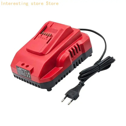 Home DIY Battery Chargers with EU Plugs Cord, 18V Lithium Charging Station, Vented Housing, and Slide in Dock for