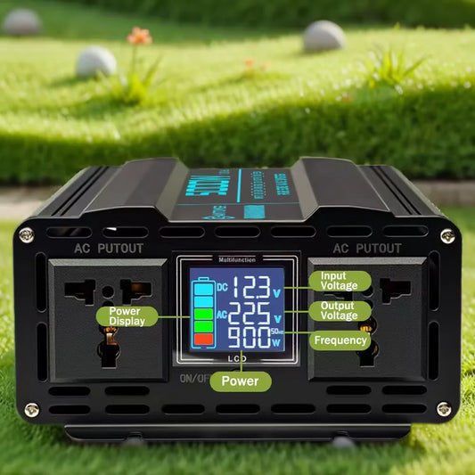 Pure Sine Wave Inverter DC 12V 24V 48V 60V to AC 220V 50Hz/60Hz 2000W 3000W 4000W 5000W Solar Car Power Inverter Converter