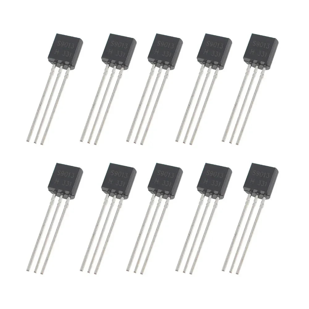 200PCS Transistors Kit NPN PNP S8050 S8550 2N3904 S9012 S9013 S9014 2N3906 C1815 A1015 MJE13001 10 Values Transistor Set