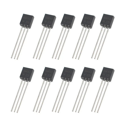 200PCS Transistors Kit NPN PNP S8050 S8550 2N3904 S9012 S9013 S9014 2N3906 C1815 A1015 MJE13001 10 Values Transistor Set
