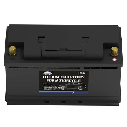 Car Battery 12V LiFePO4 Lithium Iron Phosphate Deep Cycle Built-in BMS 20Ah 40Ah 80Ah 100Ah High-Performance Automotive Battery
