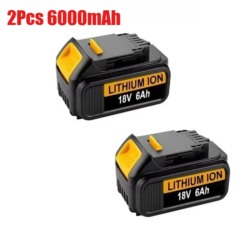 18V 6.0Ah/10.0Ah DCB200 MAX Lithium Battery 18650 for Dewalt DCB606 DCB209 DCB182 DCB205 DCB206 Power Tool Rechargeable Battery