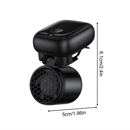 Three Speed Clip On Fan 1200mAh Foldable Design USB Rechargeable Fan Ultra Lightweight Strong Wind Hands Free Fan Outdoor Use