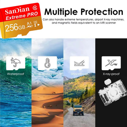 128GB Memory Card Flash Cards Reliable Micro TF Card SD High Speed Memory Sd Cards Class10 Storage Card for PC/Smartphone