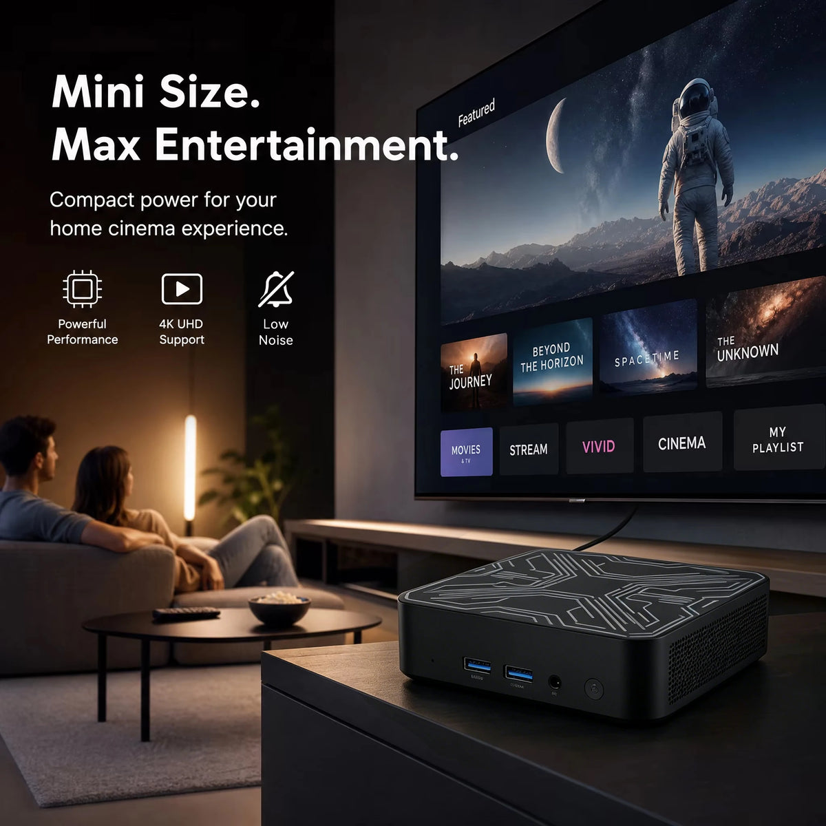 New Mini PC Core i9 10980HK 16GB 1TB 2TB Portable SSD 4K HD Gaming Gamer Desktop Computer