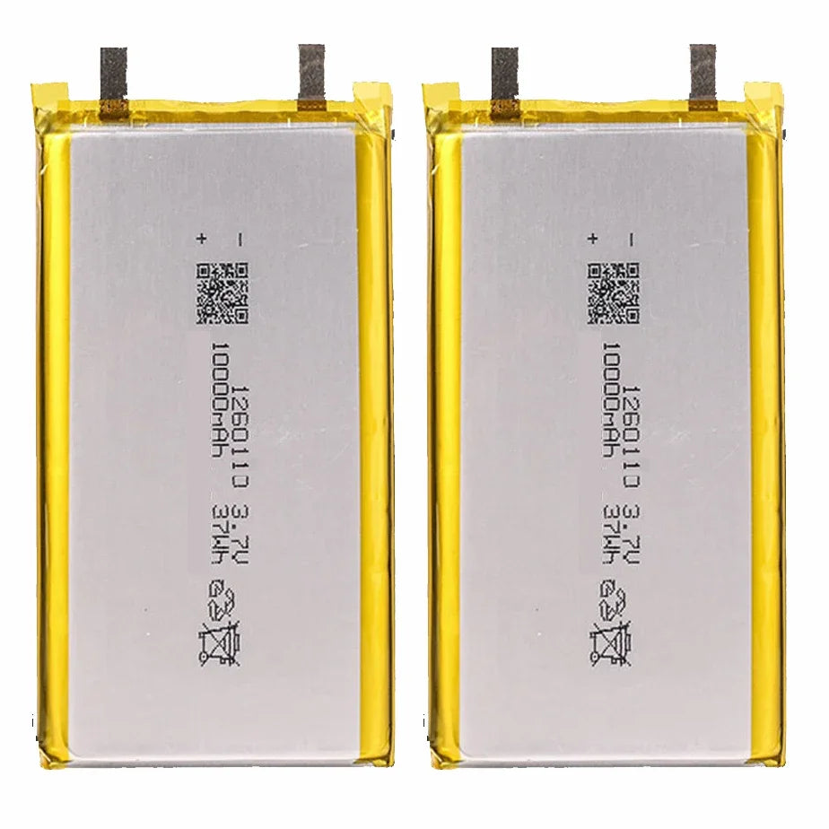 10000mAh 3.7V 1260110 Polymer Lithium Ion Li-ion Rechargeable Battery for Power Bank GPS Tablet E-book Batteries