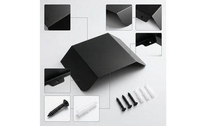 EV Charger Rain Cover Weatherproof EV Charger Cover Charging Station Canopy Wall-Mounted Charging Unit Protective Roof Aluminum