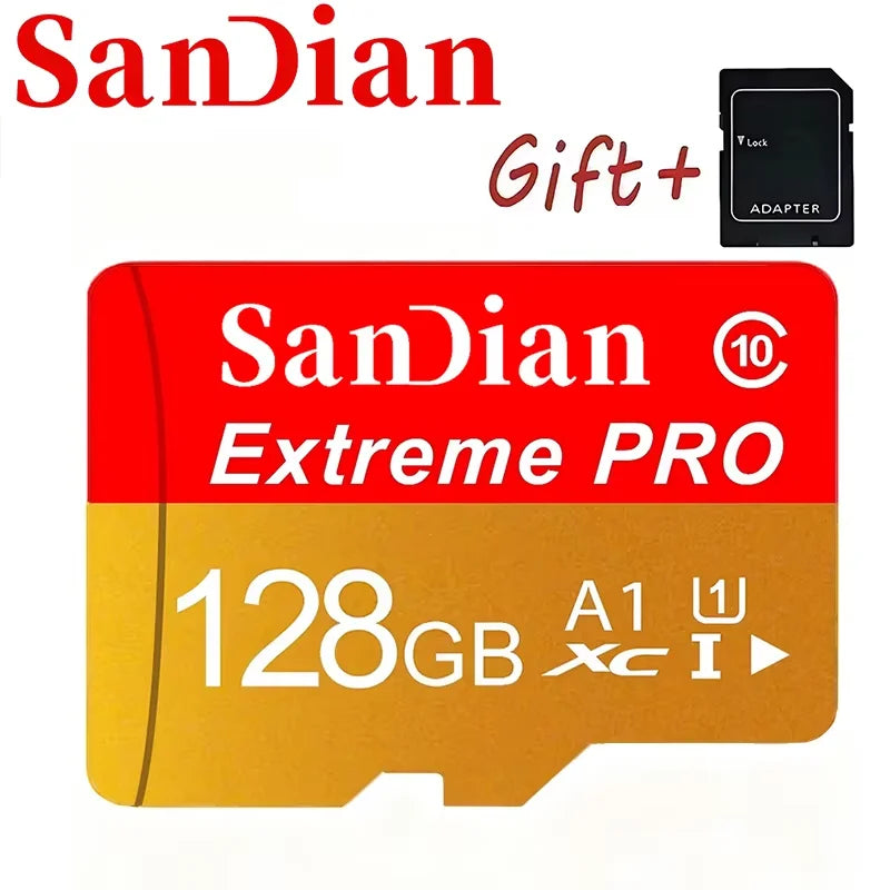 128GB Memory Card Flash Cards Reliable Micro TF Card SD High Speed Memory Sd Cards Class10 Storage Card for PC/Smartphone