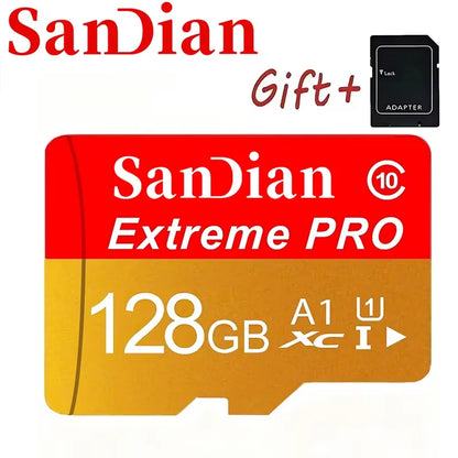 128GB Memory Card Flash Cards Reliable Micro TF Card SD High Speed Memory Sd Cards Class10 Storage Card for PC/Smartphone