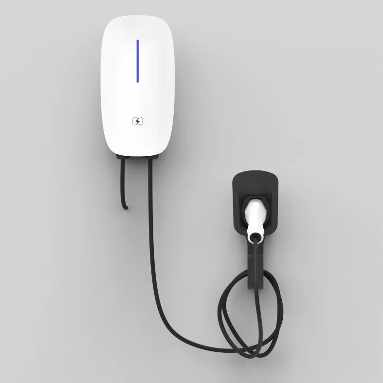 32A EV Charging Station 7KW 1Phase Electric Vehicle Charger Type2 EVSE Wallbox IEC62196-2 EV Charge Type 2 with 5M Cable