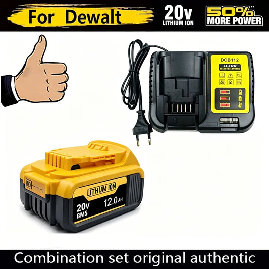 New High-power For DEWALT 20vbattery DCB200 DCB205 DCB206 * power tool 18V battery 3AH 8AH 12AH  batteries DCD805