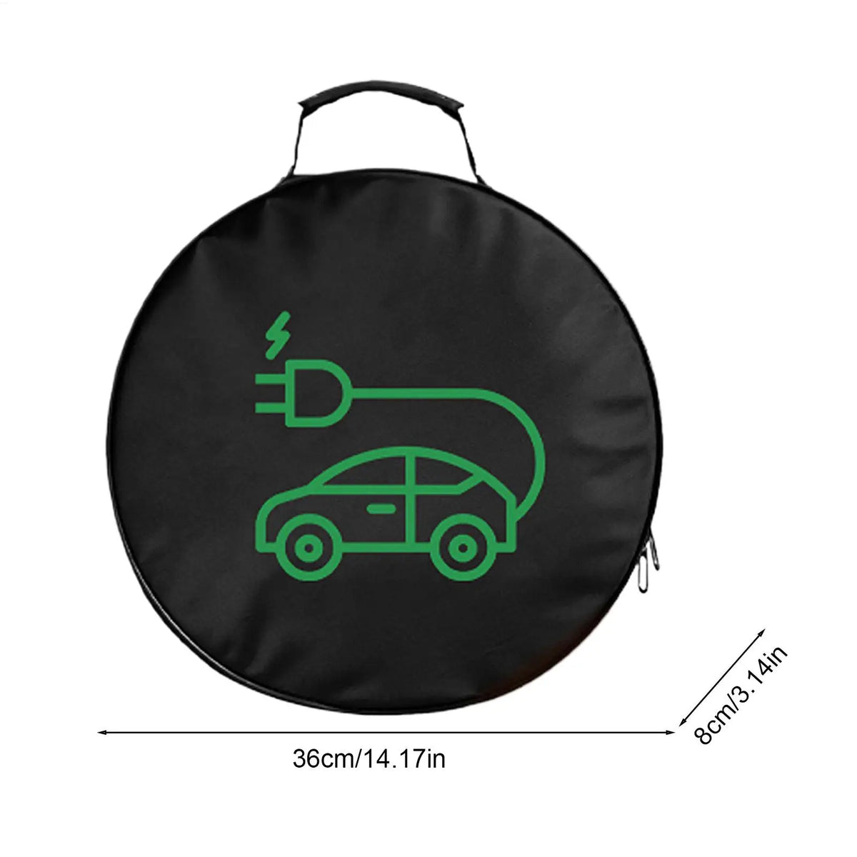New Energy Vehicle Charging Gun Storage Bag Portable EV Charger Cable Bag Waterproof Auto EV Charging Jumper Storage Bag