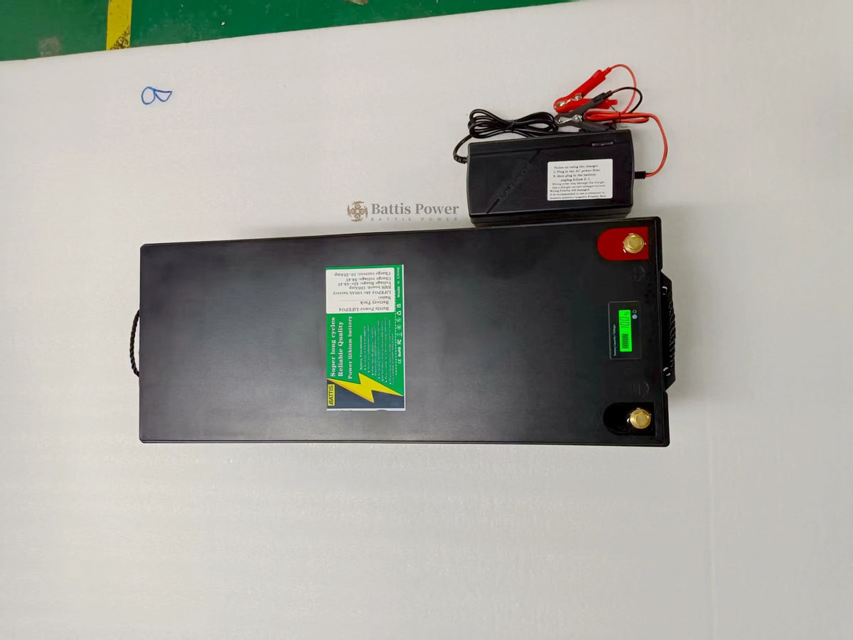 48V 100Ah 150Ah 200Ah Lifepo4 Lithium Battery Pack Bluetooth App Parallel for Solar System 3000W 5KW 6000W Inverter Golf Cart