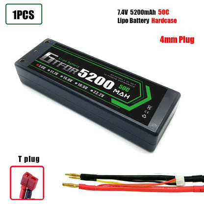 Batteries Lipo 7.4V 11.1V 15.2V 14.8V 22.2V 2S 3S 4S 6S 5200Mah 7000mAh 9200mAh 10000mAh for RC Car Truck Evader BX Truggy