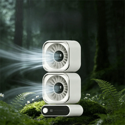 Rechargeable Battery Portable Mini Circulating Fan Quiet Operation Strong Airflow Rechargeable Personal Fan Low-Noise Design