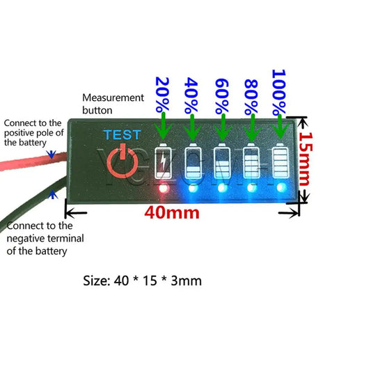 3.7V-29.4V 1S 2S 3S 4S 5S 6S 7S Lithium Battery Capacity Indicator 18650 Lipo Li-ion Capacity Board Charging Tester