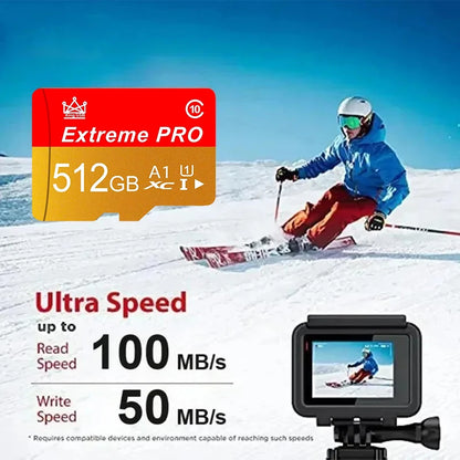 32GB 256GB 512GB Micro TF SD Card TF Cards SD Cards Memory Card UHS-I High Endurance Ultra HD Durable for Phone Gaming Laptop