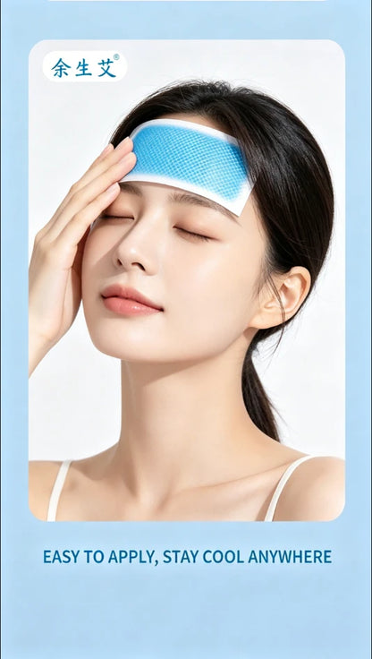 Cooling and Refreshing Patch, Instantly Reduces Temperature and Relieves Discomfort. Use It When Experiencing Heat During Summer
