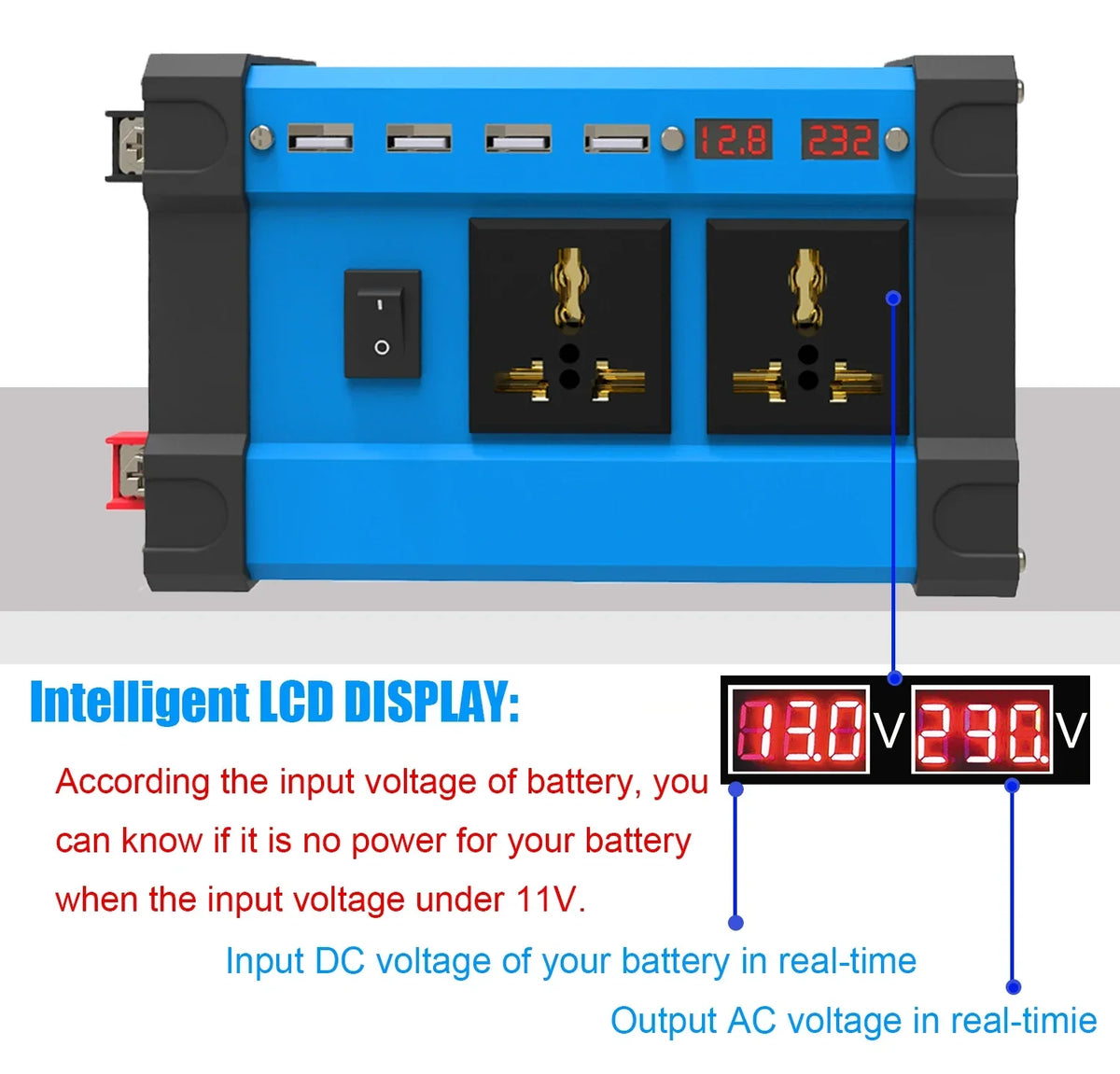6000W Complete Solar Power System Kit | 2x300W Solar Panel + 12V To 220V Inverter + 30A Controller, Off-Grid Generator for Home