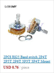 20PCS RM065 Trimmer Potentiometer Adjustable Resistor 500R 1K 5K 10K 20K 50K 100K 200K 500K 1M RM-065 Variable Resistors