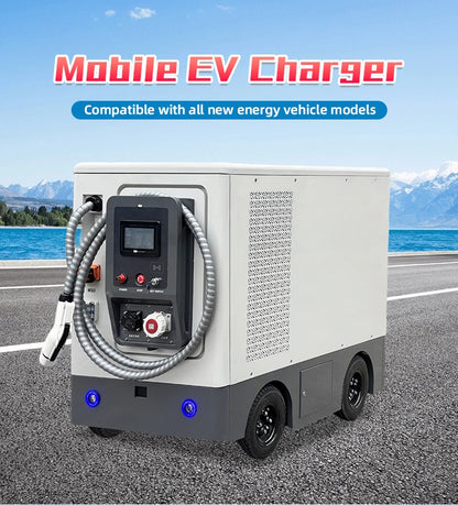 Customized Movable Mobile EV Fast Charging Station With Energy Storage Portable Electric Car Charger
