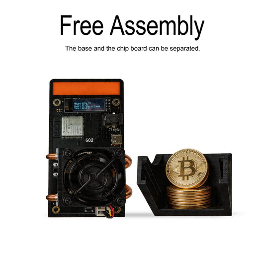 Gamma 601/602 Bitcoin Miner 1.7~2Th/s Hashrate - Open Source BM1370 ASIC Board - 35W Low Power & WiFi Setup